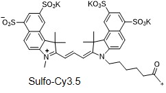 磺化Cy3.5化学结构